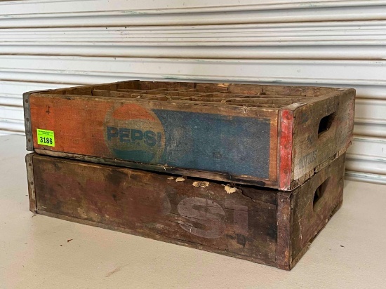 Vintage Pepsi Bottle Crates