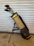 Golf Clubs & Hogan Golf Bag