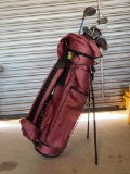 Mitsushiba Golf Bag with Clubs