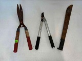 Garden Shears, Loppers & Machete