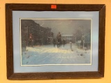 Winters Eve Framed Print by G Harvey
