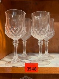 Crystal Cordial Glasses