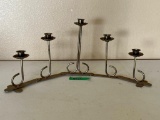 Brass Folding Candelabra