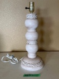 White Lamp Base