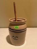 Marshall Pottery 2-Gallon Crock with Butter Churn