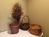 Baskets & Floral Bundle