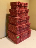 Fabric Covered Nested Boxes