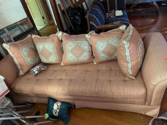 Antique couch and love seat