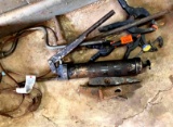 Grease gun clamps and hammerhead