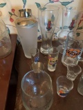Variety of Vintage and current Barware