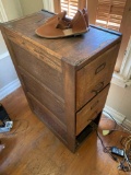 wood file cabinet missing bottom drawer