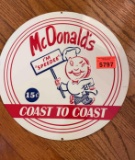 McDonald?s metal sign vintage
