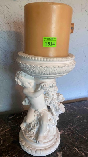 Statue candle holder