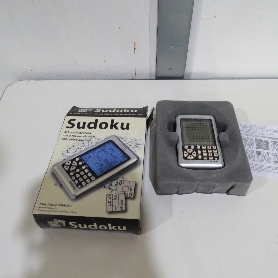 Electronic Sudoku game