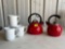 Red Teapots & White Mugs