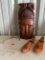 Tribal Mask, Shoe Stretchers & Tabletop Easel