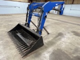 6 ft Woods Quick Attach Loader with Rock Bucket