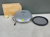 George Foreman Grill, Cutting Board, Lazy Susan & Silicone Baking Cups