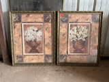 Framed Floral Print Sets