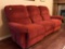 Lazy Boy Red Recliner Sofa