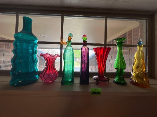 Colorful Glass Bottles