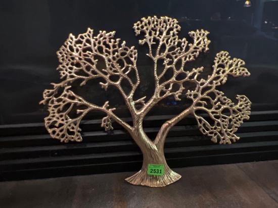 Brass Tree Wall Decor