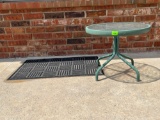 Outdoor Side Table & Door Mat