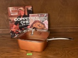 Copper Chef Square Pan with Lid & Fry Basket