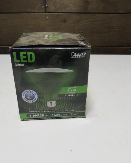 Green led bulb.