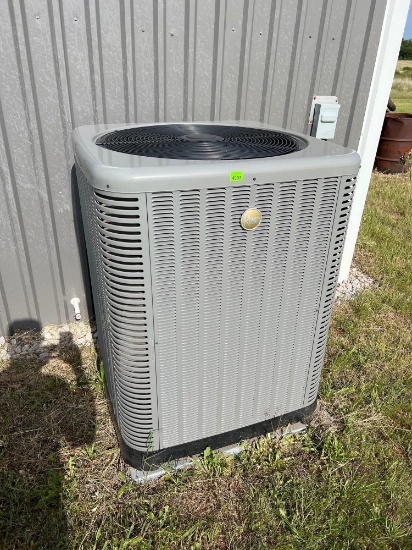 Rheem 16 seer 4 ton outside unit and inside airhandler included is approximately 20 ft of duct.