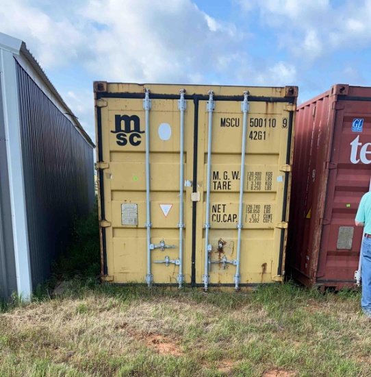40 foot container high side Opens one end excellent condition floor and roof solid. moving company