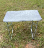 Aluminum table folding table 2ft x 3ft