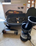 Toastmaster, electric skillet, and small coffee pot