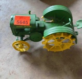 Antique John Deere tractor metal