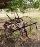 ... Vintage Horse Drawn Riding Cultivator Plow