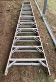 big aluminum ladder