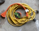 Yellow Electrical Cord and tools