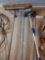 brooms and tool rack