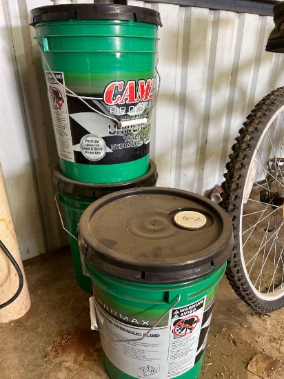 Tractor hydraulic fluid. all about half full