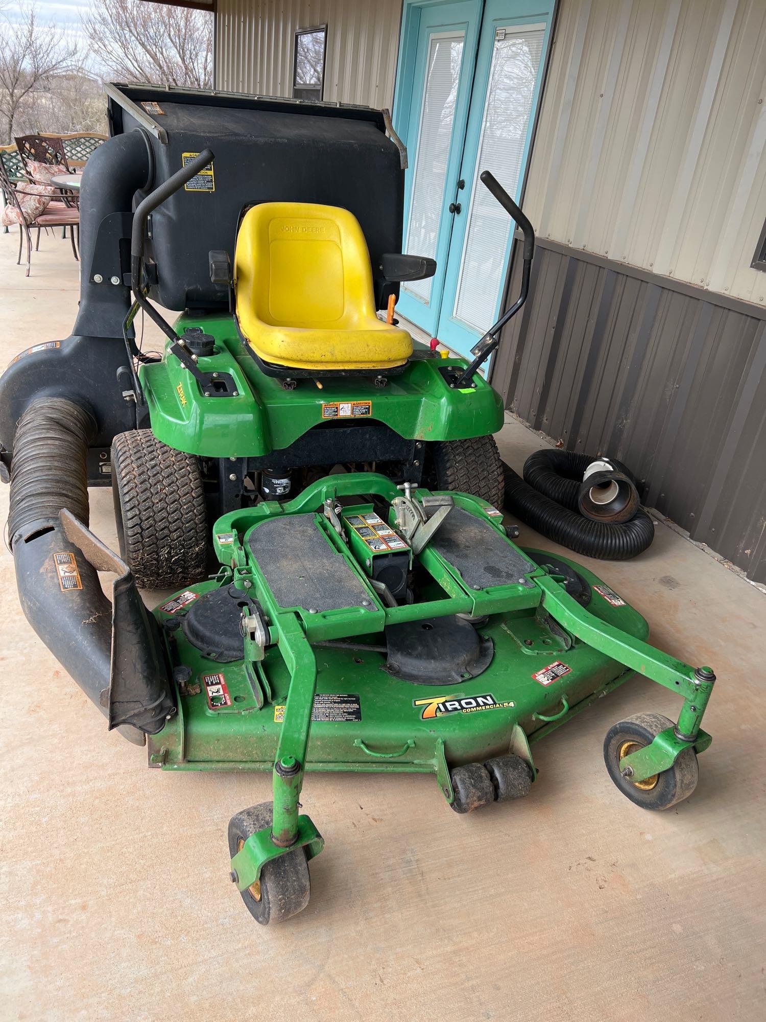 John Deere F687 Ztrak 54 inch deck Proxibid