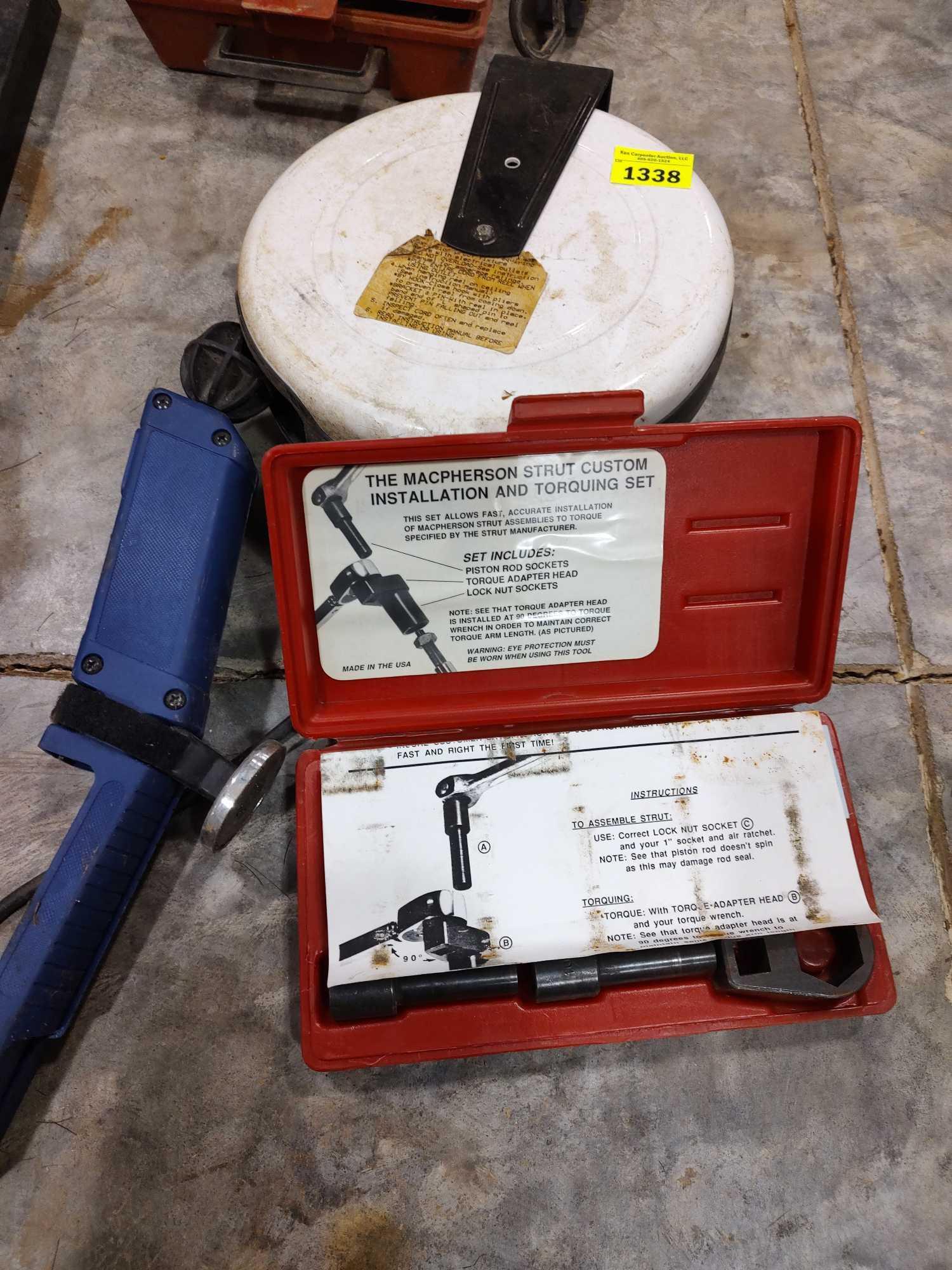 Retractable shop light,strut torque wrench set Proxibid