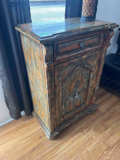 Vintage looking wooden night stand, really nice.