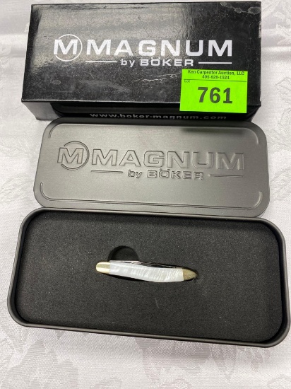 Magnum by Boker white pocket knife