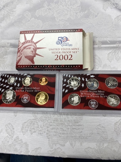 United States mint 50 state quarters silver percent Tennessee, Ohio, Louisiana, Indiana, and