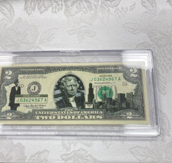 Jefferson two dollar bill