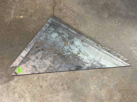 Metal Triangle Gussets