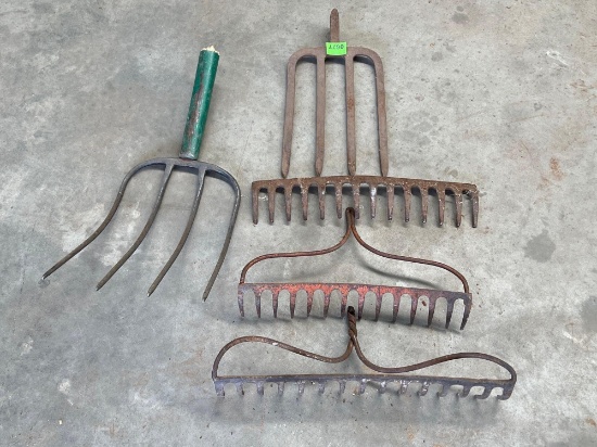Rake & Pitch Fork Heads