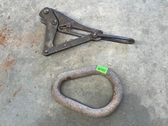 Wire, Rope, Cable Puller & Pear Shaped Chain Link