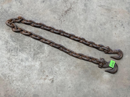 3/8 in Chain with 2-Hooks