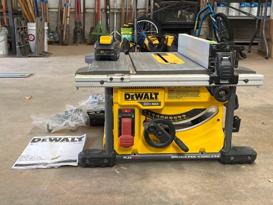 DeWalt 60 Volt Brushless Cordless Table Saw